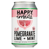 Happy Inside pomegranate lime and mint drink 330ml (British brand)