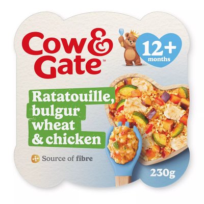 Cow & Gate ratatouille bulgur wheat chicken baby meal 230g, UK version