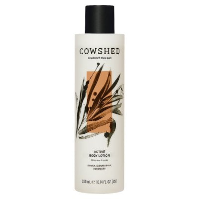 Cowshed Active body lotion 300ml with ginger and lemongrass, UK version