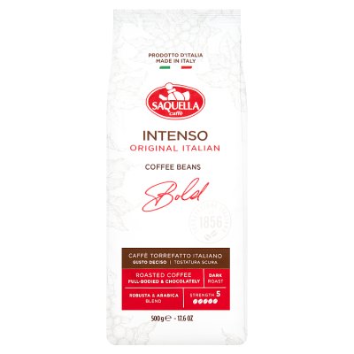 Saquella Intenso Original coffee beans 500g, UK version