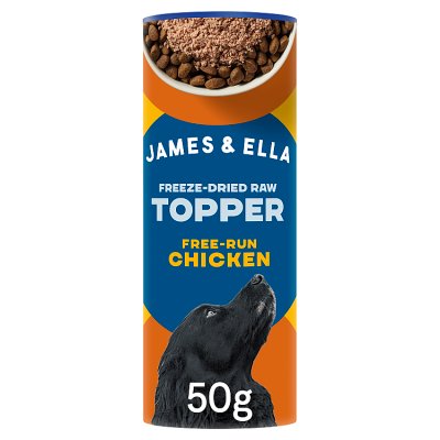 James & Ella dog topper chicken 50g, UK version