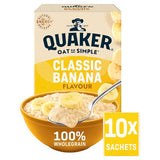 Quaker banana porridge sachets 10x38.4g, UK version
