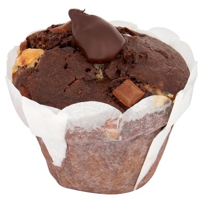 Waitrose triple Belgian chocolate muffin, UK version