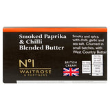 Waitrose No.1 smoked paprika and chilli blended butter 100g, UK version