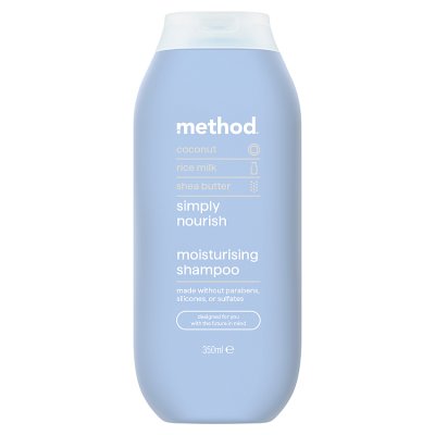 Method Simply Nourish moisturising shampoo 350ml (British brand)