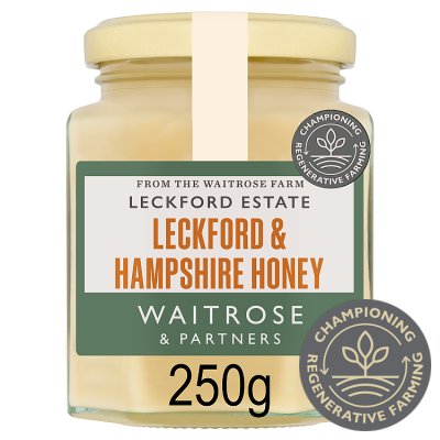 Leckford & Hampshire Honey 250g, imported from the UK