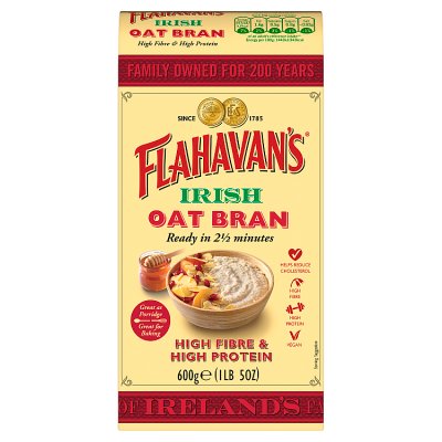 Flahavan's Oat Bran 600g porridge oats - British product