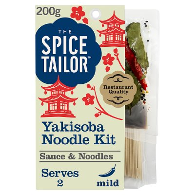 The Spice Tailor yakisoba noodle kit 200g, imported from the UK