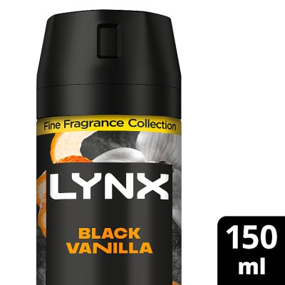 Lynx Black Vanilla deodorant body spray 150ml, UK version