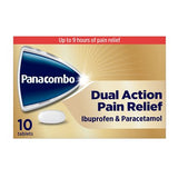 Panacombo Dual Action paracetamol and ibuprofen tablets 10s - British product