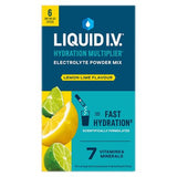 Liquid IV Lemon-Lime electrolyte powder 6 sachets, UK version