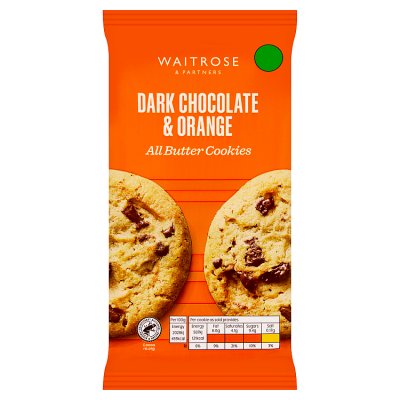 Waitrose all butter chocolate orange cookies 200g (British brand)