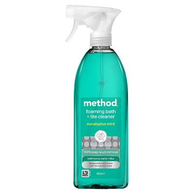 Method foaming bathtub and tiles cleaner 828ml (British brand)