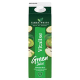 James White Vitalise green juice 1 litre, imported from the UK