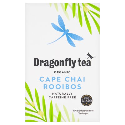 Dragonfly Organic Cape Chai Rooibos tea 80g, UK version