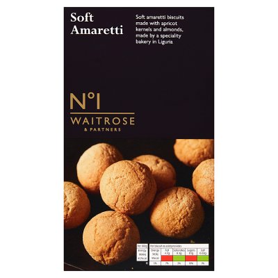 Waitrose soft amaretti biscuits 140g (British brand)
