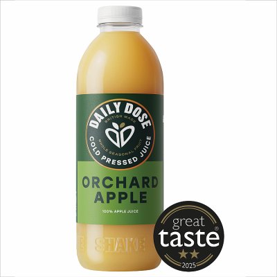 Daily Dose Orchard pure apple juice 900ml, UK version