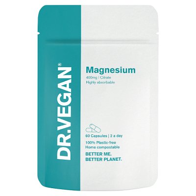 Dr Vegan magnesium citrate capsules 60s, UK version