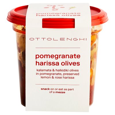 Ottolenghi pomegranate harissa olives 198g (British brand)