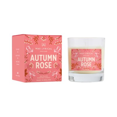 Wax Lyrical Autumn Rose jar candle 190g (British brand)