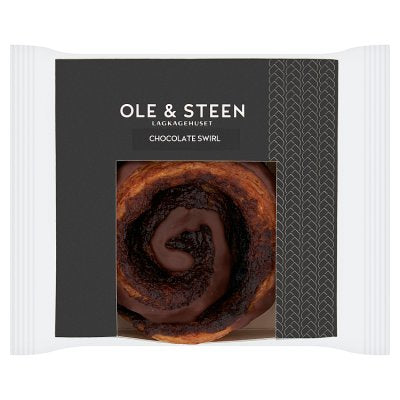 Ole & Steen chocolate swirl pastry 115g, imported from the UK