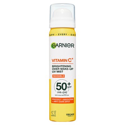 Garnier Vitamin C SPF50 sunscreen mist 75ml (British brand)