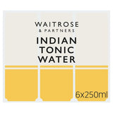 Waitrose Indian tonic water cans 6x250ml (British brand)