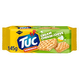 Jacob's TUC cream cheese and chive sandwich biscuits 145g, UK version