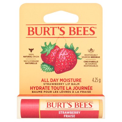 Burt's Bees strawberry lip balm 4.25g (British brand)