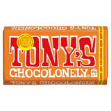 Tony's Chocolonely milk chocolate caramel sea salt 90g (British brand)
