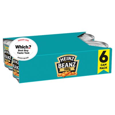 Heinz Baked Beans 6x200g multipack - British product