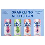 Aqua Libra flavoured sparkling water mixed pack 12x330ml, imported from the UK