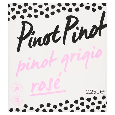PinotPinot Pinot Grigio Rosé boxed wine 2.25L, imported from the UK