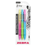 Z-Grip ballpoint pens soft touch rainbow 3 pack, imported from the UK