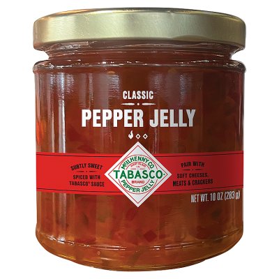 Tabasco Classic Pepper Jelly 283g, imported from the UK
