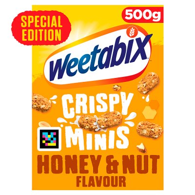 Weetabix Minis Honey & Nut cereal 500g - British product