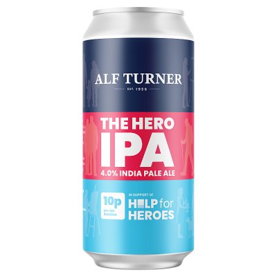 Hogs Back Brewery Hero IPA 440ml, imported from the UK