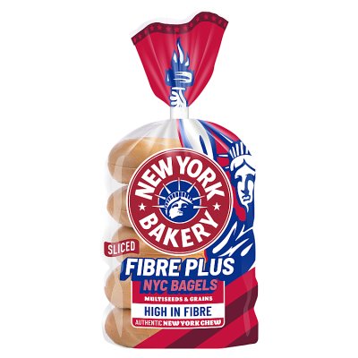 New York Bakery multiseed and grain bagels 5 pack, UK version