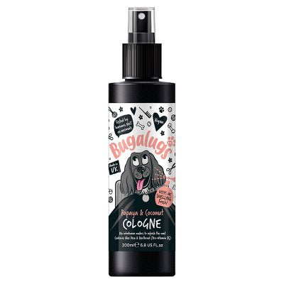 Bugalugs papaya and coconut dog cologne 200ml - British product