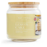 Wax Lyrical Lemon Cake jar candle 335g - British product