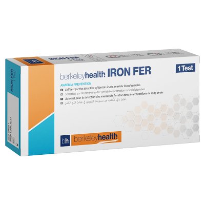 Berkeley Health iron deficiency rapid test 1Each (British brand)