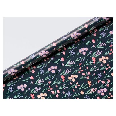 waitrose Dark Floral Rollwrap 3M- Buy online at McGrocer