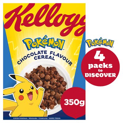 Kellogg's Pokemon chocolate cereal 350g (British brand)
