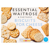 Waitrose Essential biscuits for cheese 300g - British product