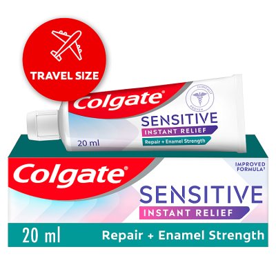 Colgate toothpaste Sensitive Instant Relief Repair 20ml - British product