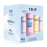 TRIP mixed pack of lightly sparkling drinks 4x330ml (British brand)