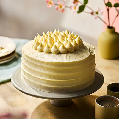 Waitrose No.1 Sicilian lemon and elderflower cake (British brand)