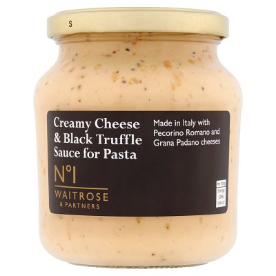 Waitrose No.1 creamy truffle sauce 290g, imported from the UK