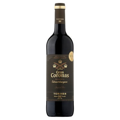 Torres red wine Gran Coronas 75cl, imported from the UK