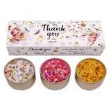 Best Kept Secrets Thank You 3 candle tins, imported from the UK